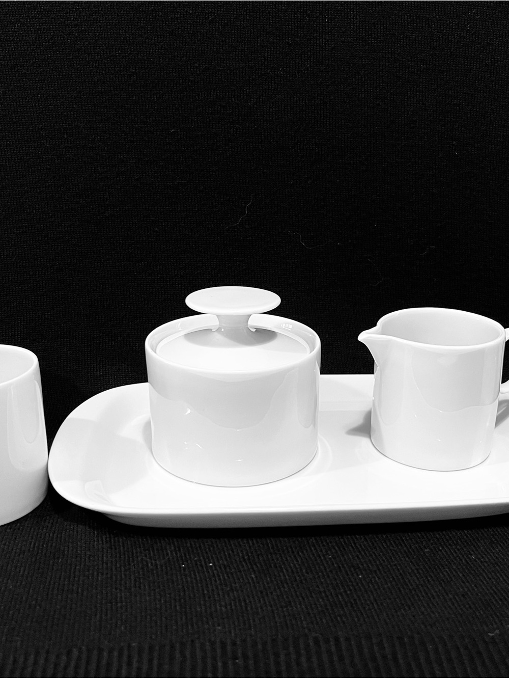 Thomas Rosenthal Germany Medallion White Porcelain Coffee Set 8 Pieces